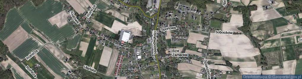 Zdjęcie satelitarne Rostków ul.