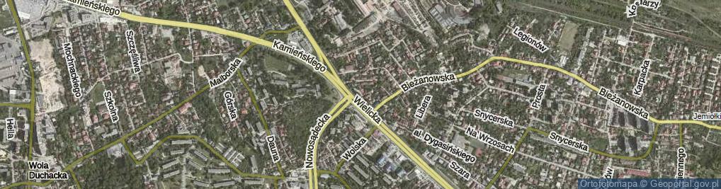 Zdjęcie satelitarne Rożena Władysława ul.