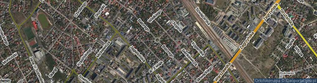 Zdjęcie satelitarne Rondo Armii Krajowej rondo.