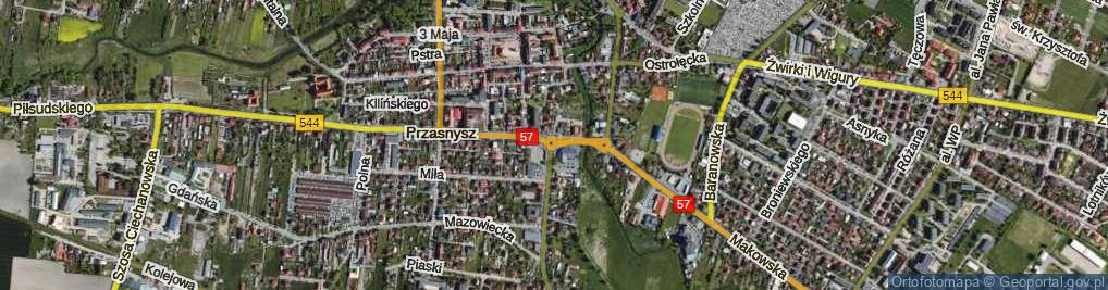 Zdjęcie satelitarne Rondo Dudzińskiego Kazimierza, kpt. pil. rondo.