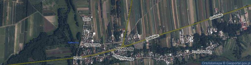 Zdjęcie satelitarne Rosłońca Władysława ul.