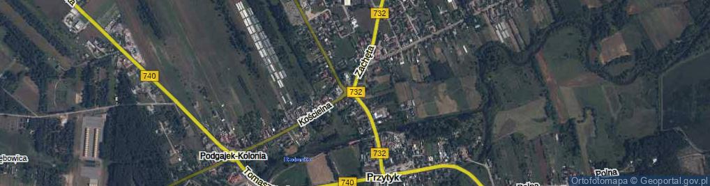 Zdjęcie satelitarne Rondo Lipińskiego Jana, ks. rondo.