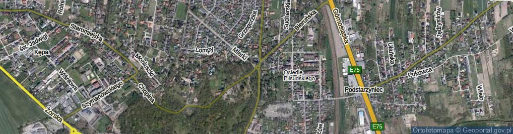 Zdjęcie satelitarne Rondo św. Jadwigi rondo.