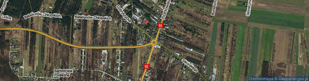 Zdjęcie satelitarne Rondo Sybiraków rondo.