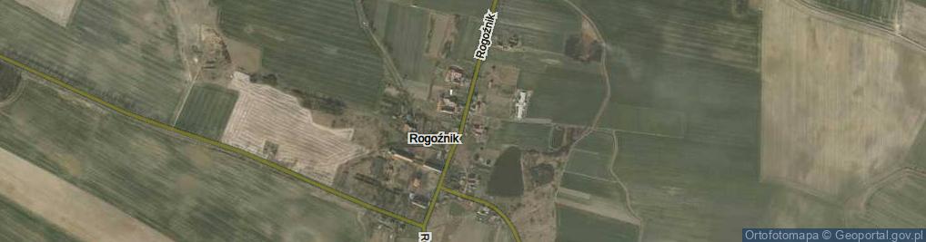 Zdjęcie satelitarne Rogoźnik ul.