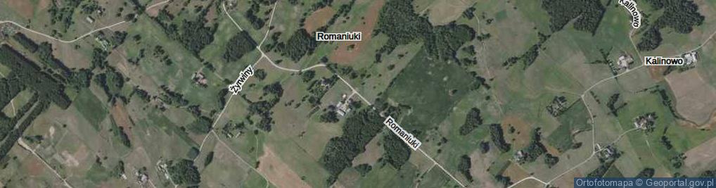 Zdjęcie satelitarne Romaniuki ul.