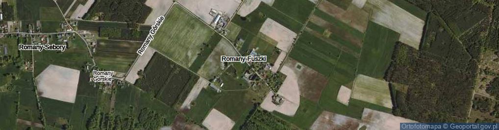 Zdjęcie satelitarne Romany-Fuszki ul.