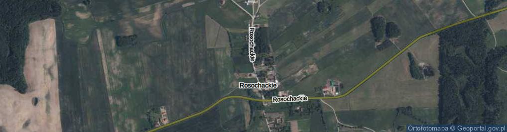 Zdjęcie satelitarne Rosochackie ul.