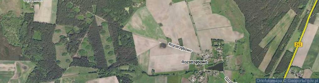 Zdjęcie satelitarne Rozstrzębowo ul.