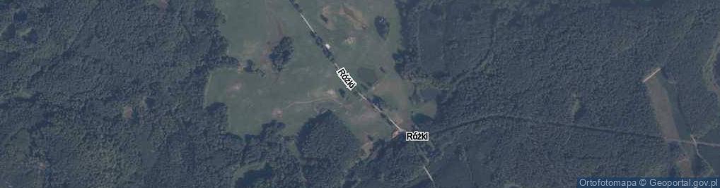 Zdjęcie satelitarne Różki ul.