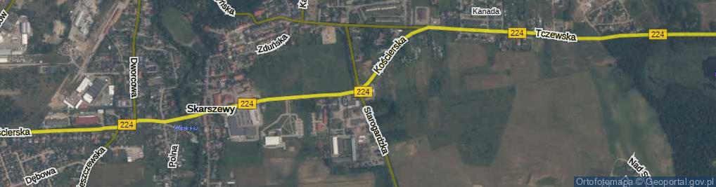 Zdjęcie satelitarne Rondo Wesołowskiego Romana, ks. prał. rondo.