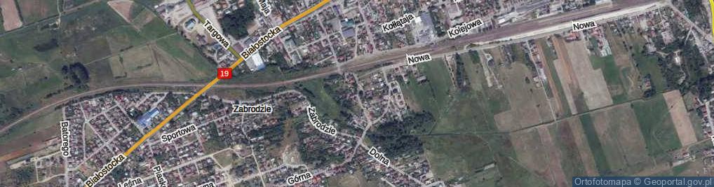 Zdjęcie satelitarne Roski Małe ul.