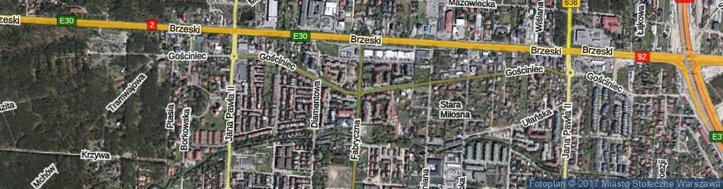 Zdjęcie satelitarne Rondo Starej Cegielni rondo.