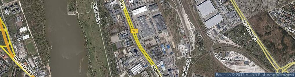 Zdjęcie satelitarne Rozwojowa ul.