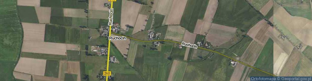 Zdjęcie satelitarne Ruchocin ul.