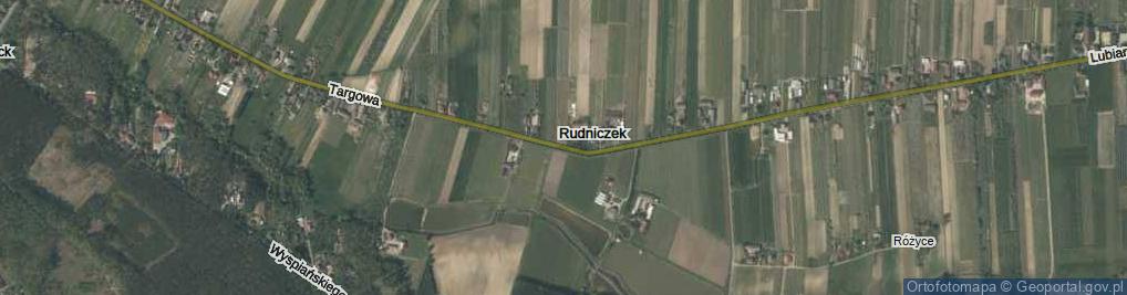 Zdjęcie satelitarne Rudniczek ul.
