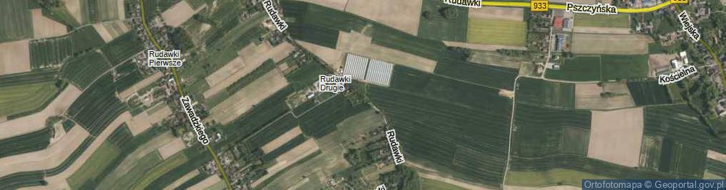 Zdjęcie satelitarne Rudawki ul.