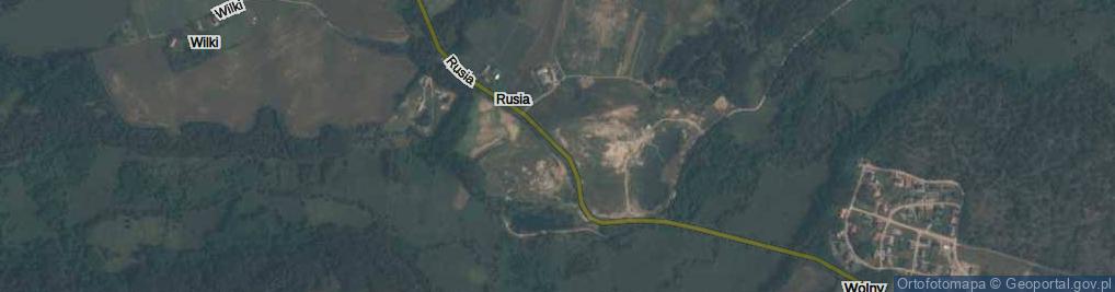 Zdjęcie satelitarne Rusia ul.