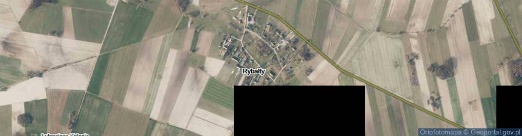 Zdjęcie satelitarne Rybałty ul.