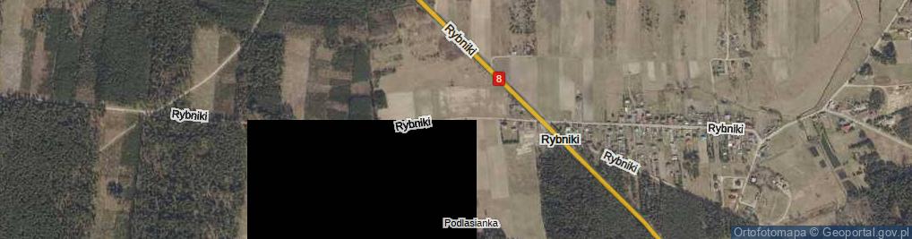 Zdjęcie satelitarne Rybniki ul.