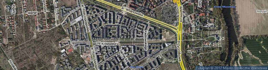Zdjęcie satelitarne Rycerstwa Polskiego ul.