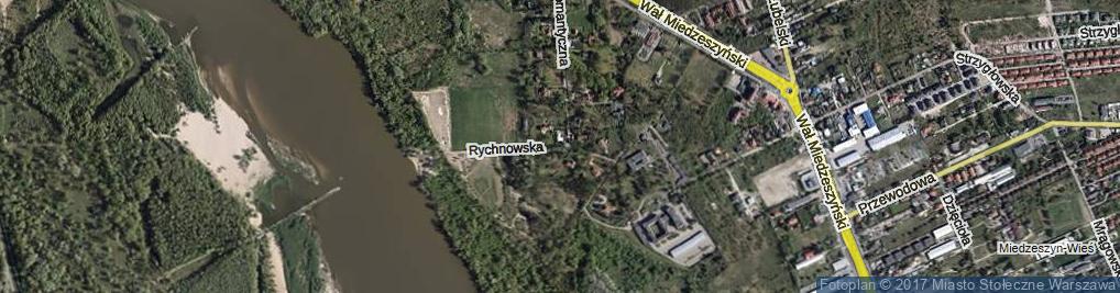 Zdjęcie satelitarne Rychnowska ul.