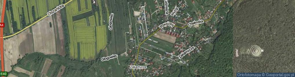 Zdjęcie satelitarne Rzepichy ul.