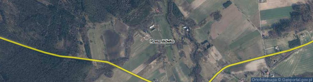 Zdjęcie satelitarne Rzesznikówko ul.