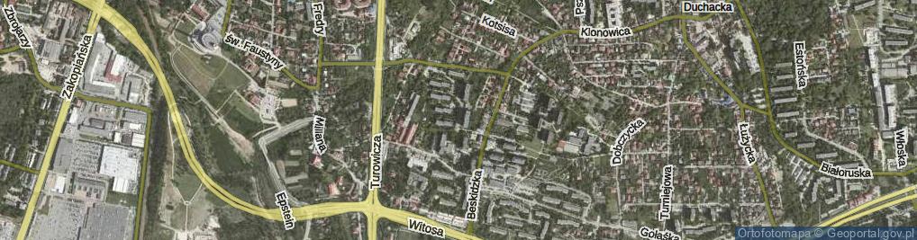 Zdjęcie satelitarne Sas-Zubrzyckiego Jana ul.