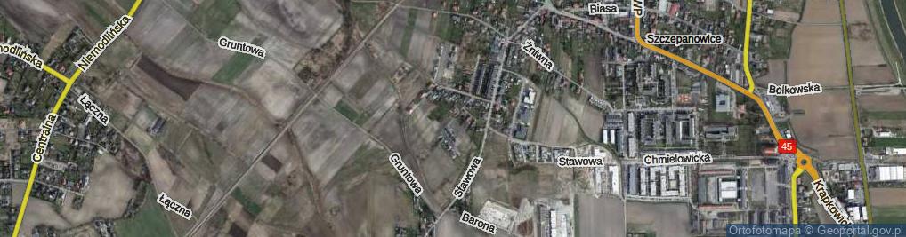 Zdjęcie satelitarne Sąsiedzka ul.