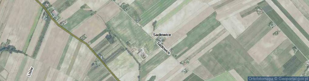 Zdjęcie satelitarne Sadłowice ul.