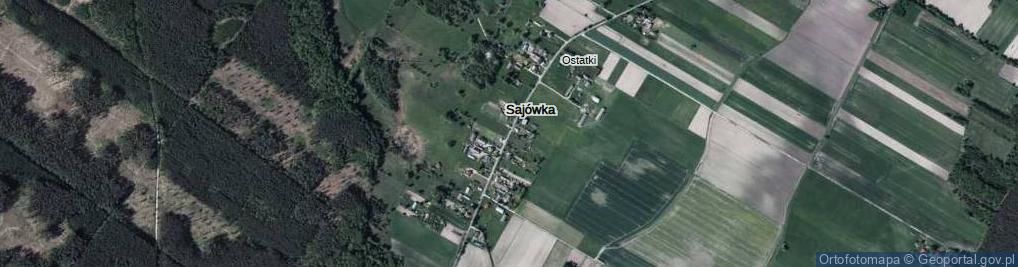 Zdjęcie satelitarne Sajówka ul.