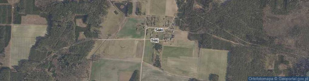Zdjęcie satelitarne Saki ul.