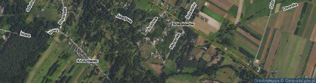 Zdjęcie satelitarne Serdeczna ul.