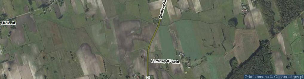 Zdjęcie satelitarne Serniawy-Kolonia ul.
