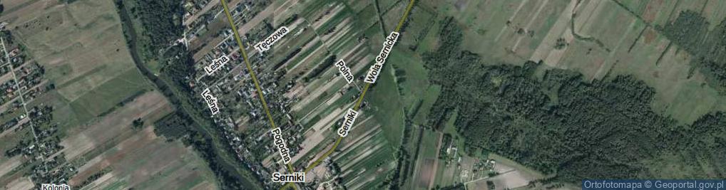 Zdjęcie satelitarne Serniki ul.
