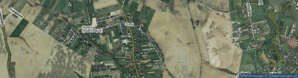 Zdjęcie satelitarne Siedliski ul.