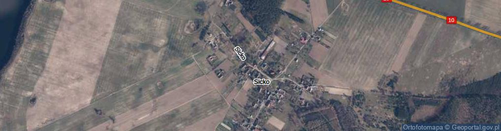 Zdjęcie satelitarne Sicko ul.