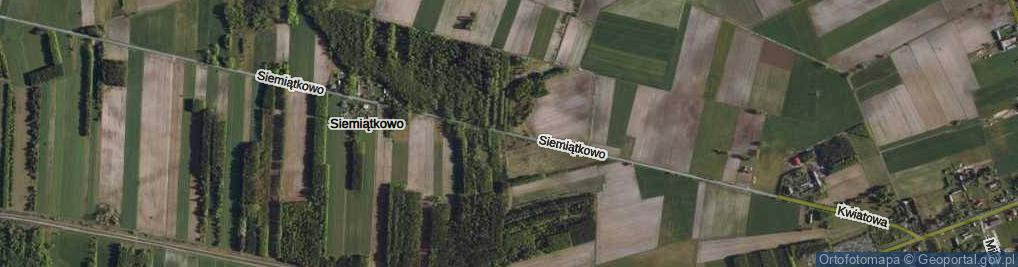 Zdjęcie satelitarne Siemiątkowo ul.