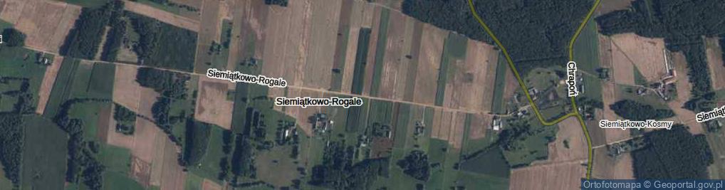 Zdjęcie satelitarne Siemiątkowo-Rogale ul.