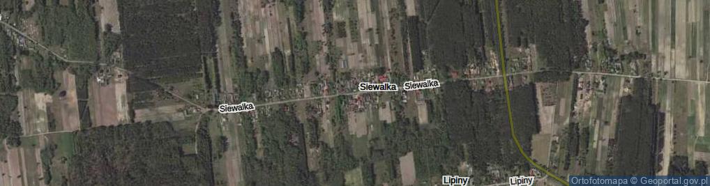 Zdjęcie satelitarne Siewalka ul.