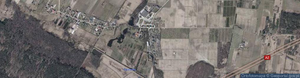 Zdjęcie satelitarne Sinołęka ul.