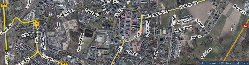 Zdjęcie satelitarne Sikorskiego Władysława, gen. ul.