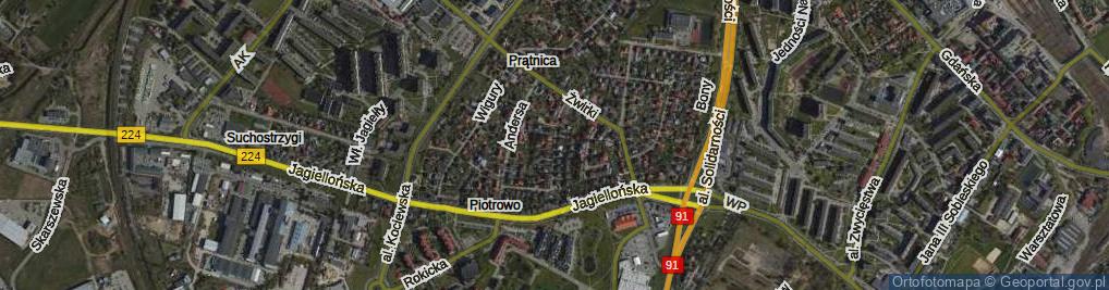 Zdjęcie satelitarne Sikorskiego Władysława, gen. ul.