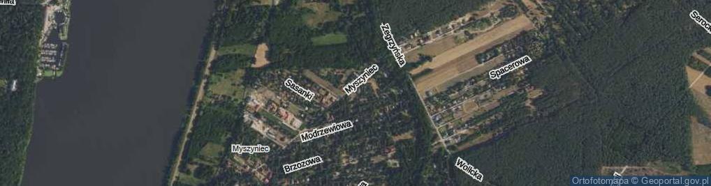 Zdjęcie satelitarne Skalista ul.