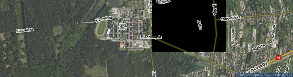 Zdjęcie satelitarne Skwer Tarnawskiego Longina, dr. skw.