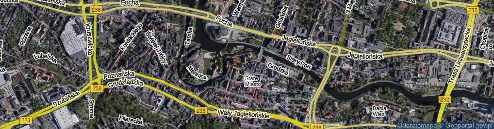 Zdjęcie satelitarne Skarbka-Malczewskiego Tadeusza, ks. ul.