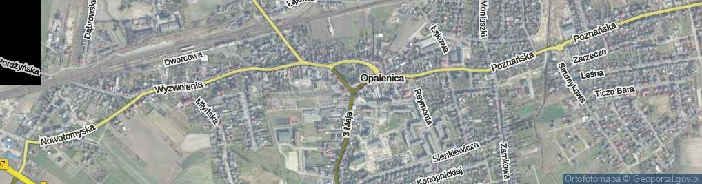 Zdjęcie satelitarne Skwer Obrońców Wiary i Ojczyzny skw.