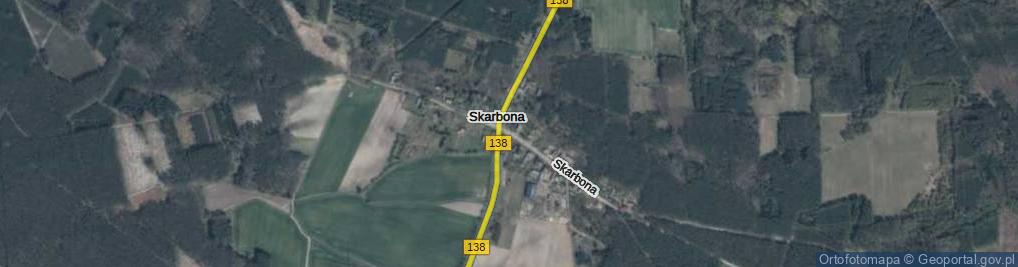 Zdjęcie satelitarne Skarbona ul.