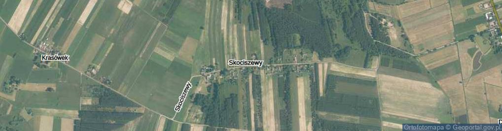 Zdjęcie satelitarne Skociszewy ul.